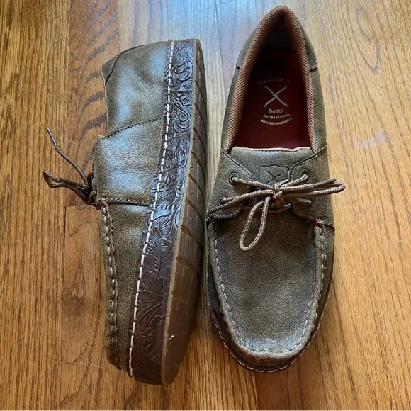 Men’s Twisted X low rise moccasins with tooled leather detail, size 11.5 M Amazon.com | Twisted X Men main image 2
